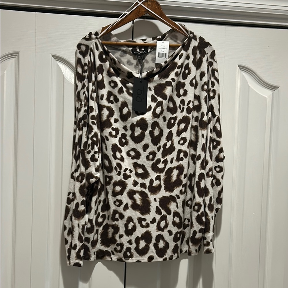 Leopard Print Blouse
